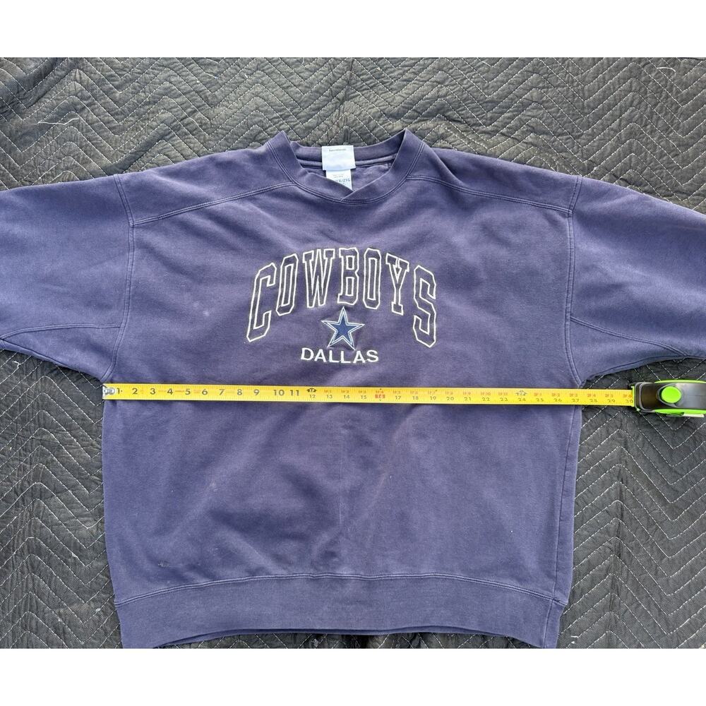Dallas Cowboys‎ Vintage Crewneck Sweatshirt 2XL Blue - Picture 6 of 8